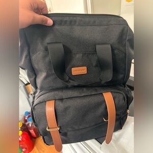 Mommore breast pump diaper bag